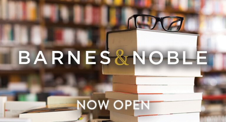 Barnes & Noble now open